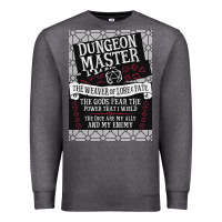 Charcoal Heather Dungeon Master, The Weaver of Lore & Fate Premium Sweatshirt - Bettercallsaul
