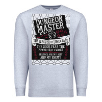 Heather Grey Dungeon Master, The Weaver of Lore & Fate Premium Sweatshirt - Bettercallsaul