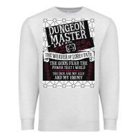 Oatmeal Heather Dungeon Master, The Weaver of Lore & Fate Premium Sweatshirt - Bettercallsaul