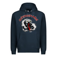 Navy whitesnake ws Premium Hoodie - linhVisuals