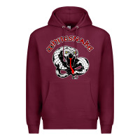 Burgundy whitesnake ws Premium Hoodie - linhVisuals