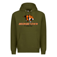 Army Green georgetown college tiger Premium Hoodie - linhVisuals