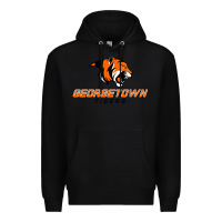 Black georgetown college tiger Premium Hoodie - linhVisuals