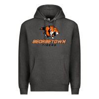 Charcoal Heather georgetown college tiger Premium Hoodie - linhVisuals