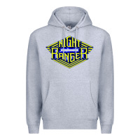 Heather Grey night ranger Premium Hoodie - linhVisuals