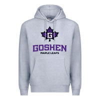 Heather Grey goshen college maple leafs2 vectorized Premium Hoodie - linhVisuals