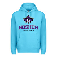 Ocean Blue goshen college maple leafs2 vectorized Premium Hoodie - linhVisuals