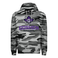 Slate Camo goshen college maple leafs2 vectorized Premium Hoodie - linhVisuals