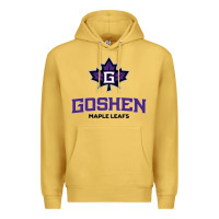 Antique Gold goshen college maple leafs2 vectorized Premium Hoodie - linhVisuals