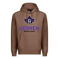 Chestnut goshen college maple leafs2 vectorized Premium Hoodie - linhVisuals