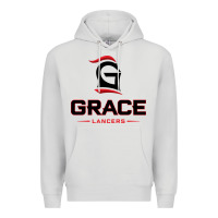 Dove Grey grace college & seminary lancers1 vectorized Premium Hoodie - linhVisuals