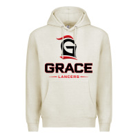 Oatmeal Heather grace college & seminary lancers1 vectorized Premium Hoodie - linhVisuals
