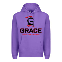 Purple grace college & seminary lancers1 vectorized Premium Hoodie - linhVisuals