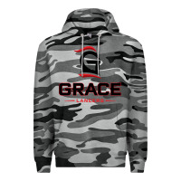 Slate Camo grace college & seminary lancers1 vectorized Premium Hoodie - linhVisuals
