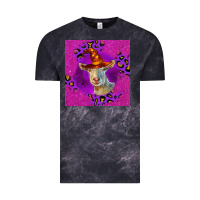 Cloud Black Halloween Saanen Goat Vintage Tee - LillyAllenDesigns