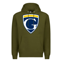 Army Green graceland university yellowjackets vectorized Premium Hoodie - linhVisuals