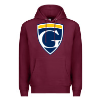 Burgundy graceland university yellowjackets vectorized Premium Hoodie - linhVisuals
