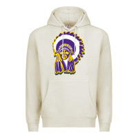 Oatmeal Heather haskell indian Premium Hoodie - linhVisuals