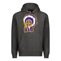 Charcoal Heather haskell indian Premium Hoodie - linhVisuals