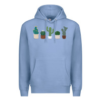 Colony Blue cute plant Premium Hoodie - linhVisuals