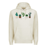 Oatmeal Heather cute plant Premium Hoodie - linhVisuals