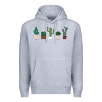 Heather Grey cute plant Premium Hoodie - linhVisuals