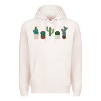 Pale Pink cute plant Premium Hoodie - linhVisuals