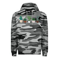 Slate Camo cute plant Premium Hoodie - linhVisuals