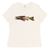 Bone Steelhead Trout Ladies Tee - LillyAllenDesigns