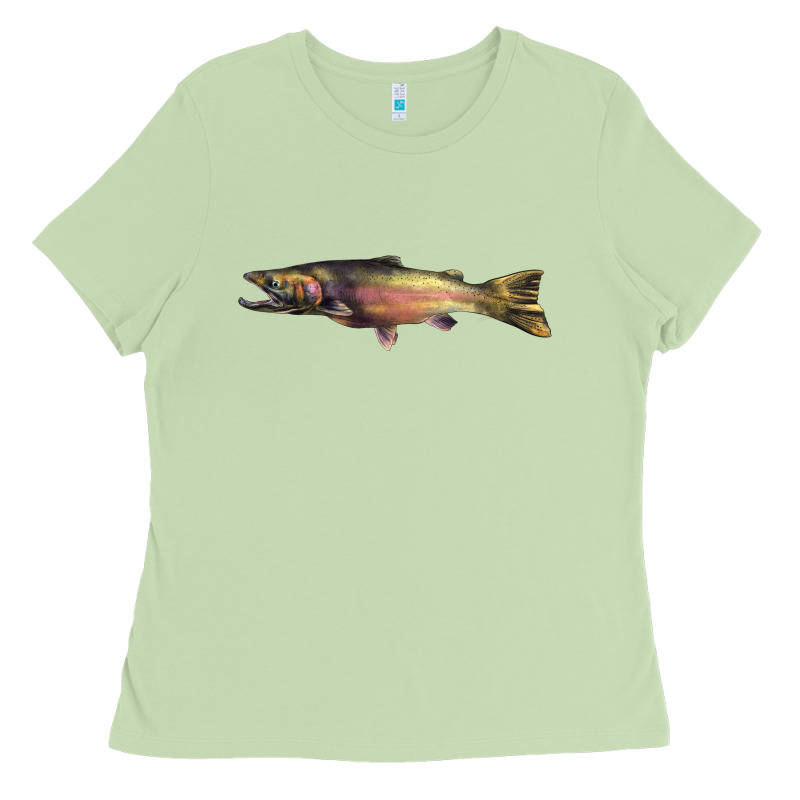 Steelhead Trout Ladies Tee by LillyAllenDesigns | Teevron