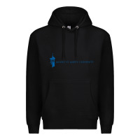 Black The mount st mary's university Premium Hoodie - linhVisuals