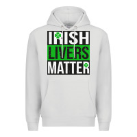 Dove Grey irish livers matter   funny st patricks day irish drinking t shirts te Premium Hoodie - linhVisuals