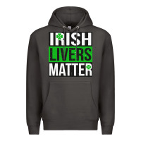 Smoke irish livers matter   funny st patricks day irish drinking t shirts te Premium Hoodie - linhVisuals