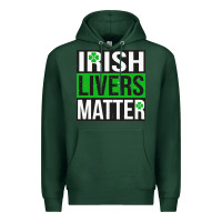 Sports Green irish livers matter   funny st patricks day irish drinking t shirts te Premium Hoodie - linhVisuals