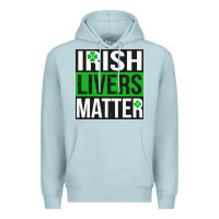 Blue Mist irish livers matter   funny st patricks day irish drinking t shirts te Premium Hoodie - linhVisuals