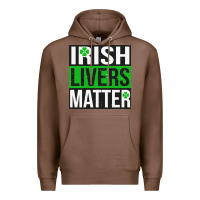 Chestnut irish livers matter   funny st patricks day irish drinking t shirts te Premium Hoodie - linhVisuals