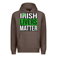 Coffee irish livers matter   funny st patricks day irish drinking t shirts te Premium Hoodie - linhVisuals