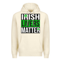 Sandshell irish livers matter   funny st patricks day irish drinking t shirts te Premium Hoodie - linhVisuals