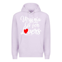 Lilac virginia is for lovers Premium Hoodie - linhVisuals