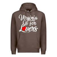 Coffee virginia is for lovers Premium Hoodie - linhVisuals