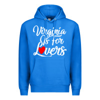 True Royal virginia is for lovers Premium Hoodie - linhVisuals