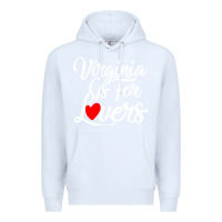 White virginia is for lovers Premium Hoodie - linhVisuals