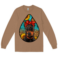 Toasted Coconut doberman Long Sleeve Tee - Artiststas