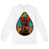White doberman Long Sleeve Tee - Artiststas