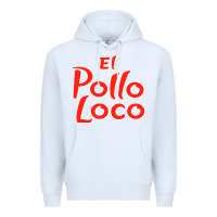 White El Pollo Loco Premium Hoodie - linhVisuals
