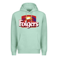 Seafoam Folgers Premium Hoodie - linhVisuals