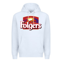 White Folgers Premium Hoodie - linhVisuals