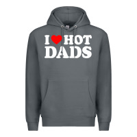 Rock i love hot dads shirt i heart Premium Hoodie - linhVisuals