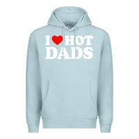 Blue Mist i love hot dads shirt i heart Premium Hoodie - linhVisuals