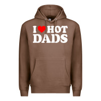 Chestnut i love hot dads shirt i heart Premium Hoodie - linhVisuals